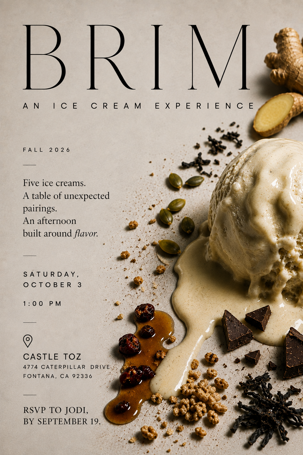 Brim Fall Experience Invite
